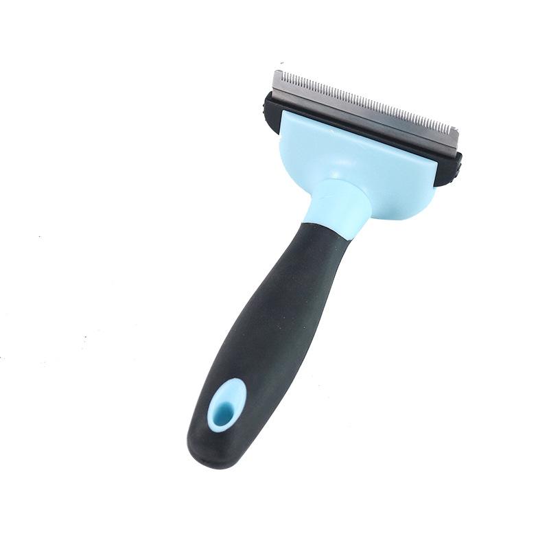 Pet Supplies Pet Hair Removal Comb, Open Knot Hair Removal Comb Removable Stainless Steel Knife Head