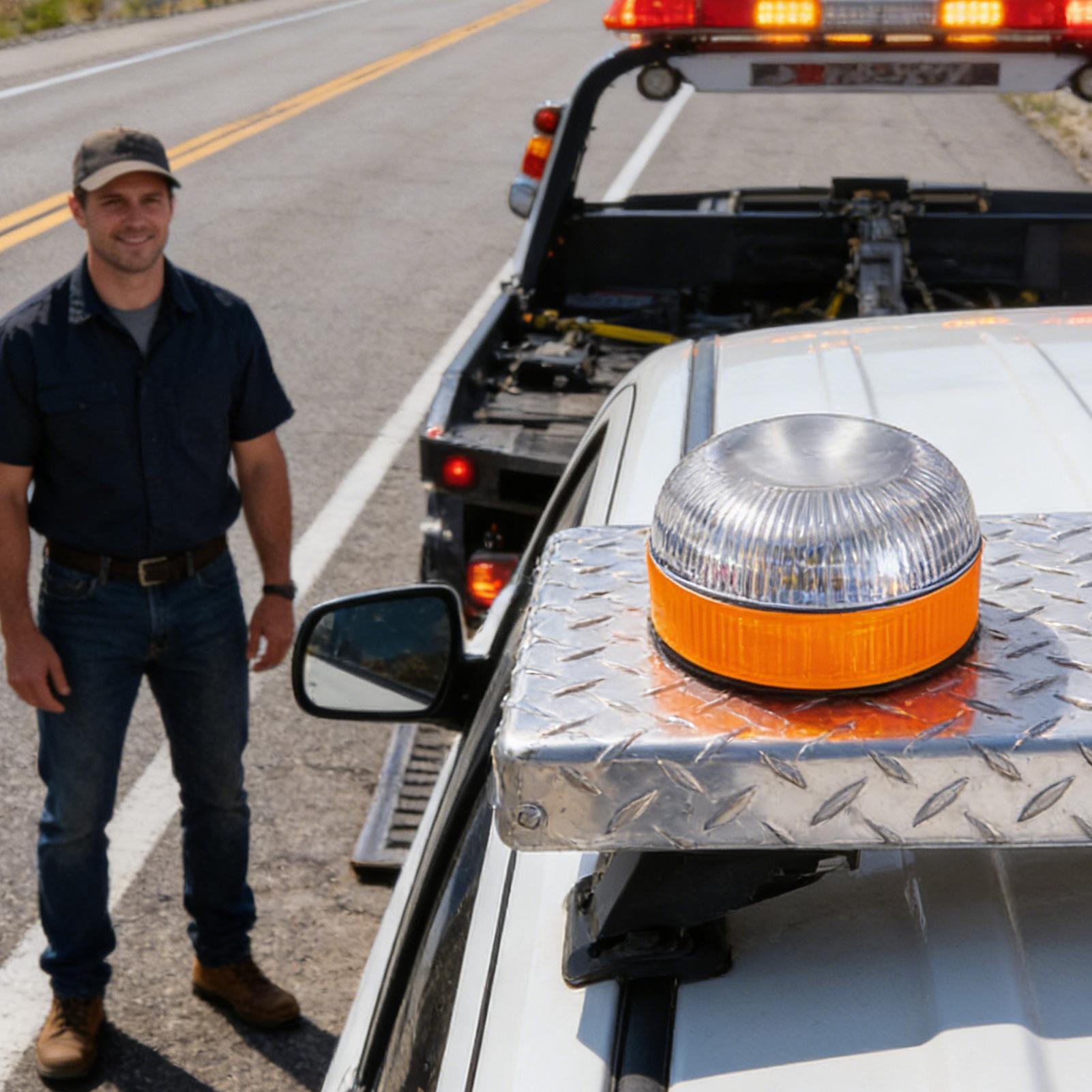 

Warning LED Light Dustproof Ultra-Bright With Magnetic Base Vehicles Flashing Warning Lights For Truck Vehicle RV Automotive China Mainland