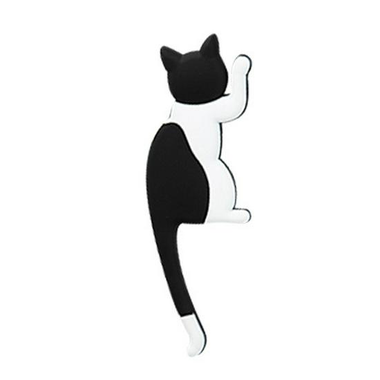 Strong Magnetic Cat Tail Fridge Magnet Hook - Creative Japanese Cartoon Design