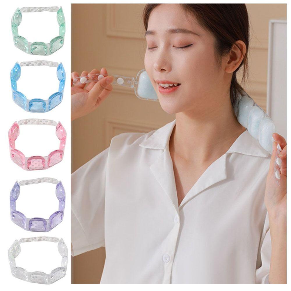 Summer Gadget Neck Cooler Collars 18/28 ℃ Neck Cooling Tube Ice Cushion Pillow Cooling Supplies