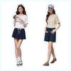 MJ STYLE Women's Cotton T-Shirt & A-Line Skirt Set