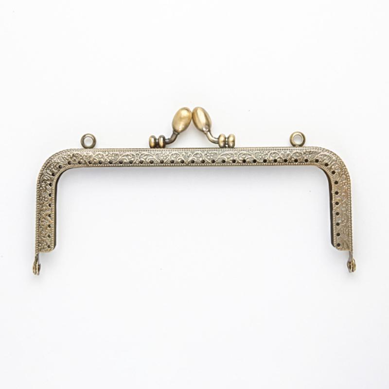 Veskelåsramme Veske Kyss Lås Vintage Metall Veskeramme For DIY Håndverk Veskeveskelaging