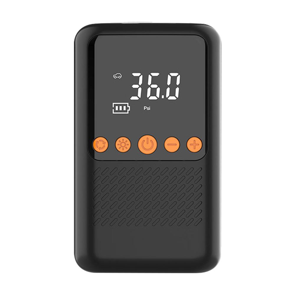 

Автомобильный воздушный насос 150PSI беспроводной воздушный компрессор портативный электрический насос для накачивания шин со светодиодной подсветкой чёрный