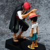 18Cm One Piece Anime Figure Four Emperors Shanks Straw Hat Luffy Action Figure Sabo Ace Sanji Roronoa Zoro Figurine Toy