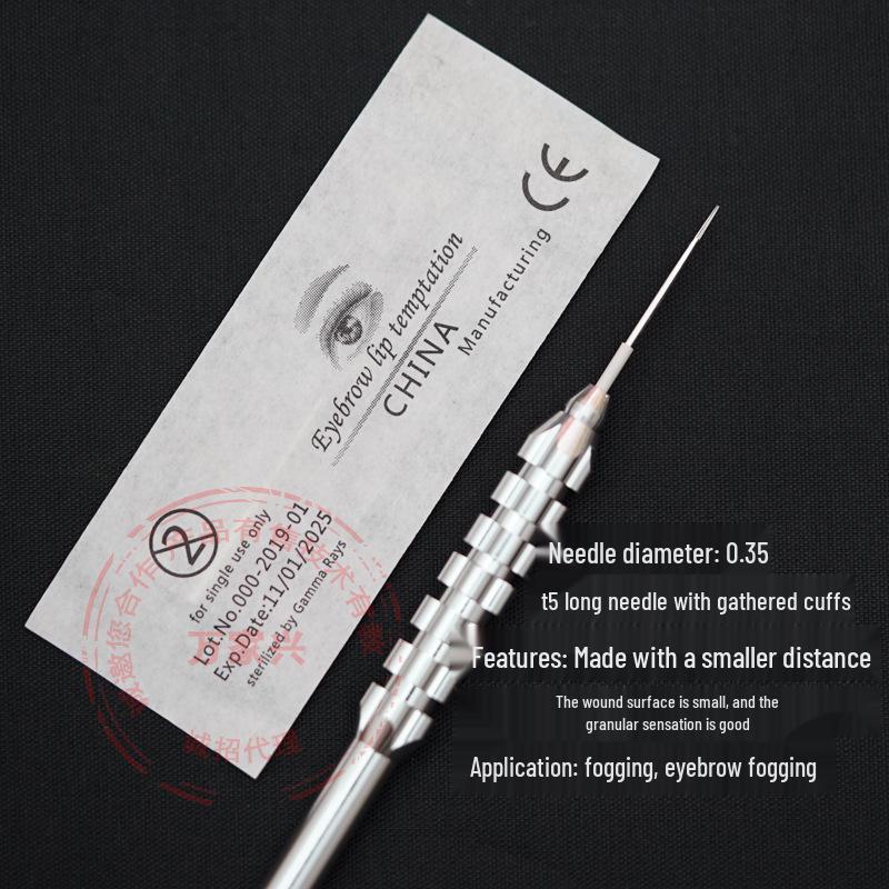 

T3T5 Бог Игла Лезвие 3-контактные/5-контактные Иглы для ручной растушевки бровей в технике Мист.