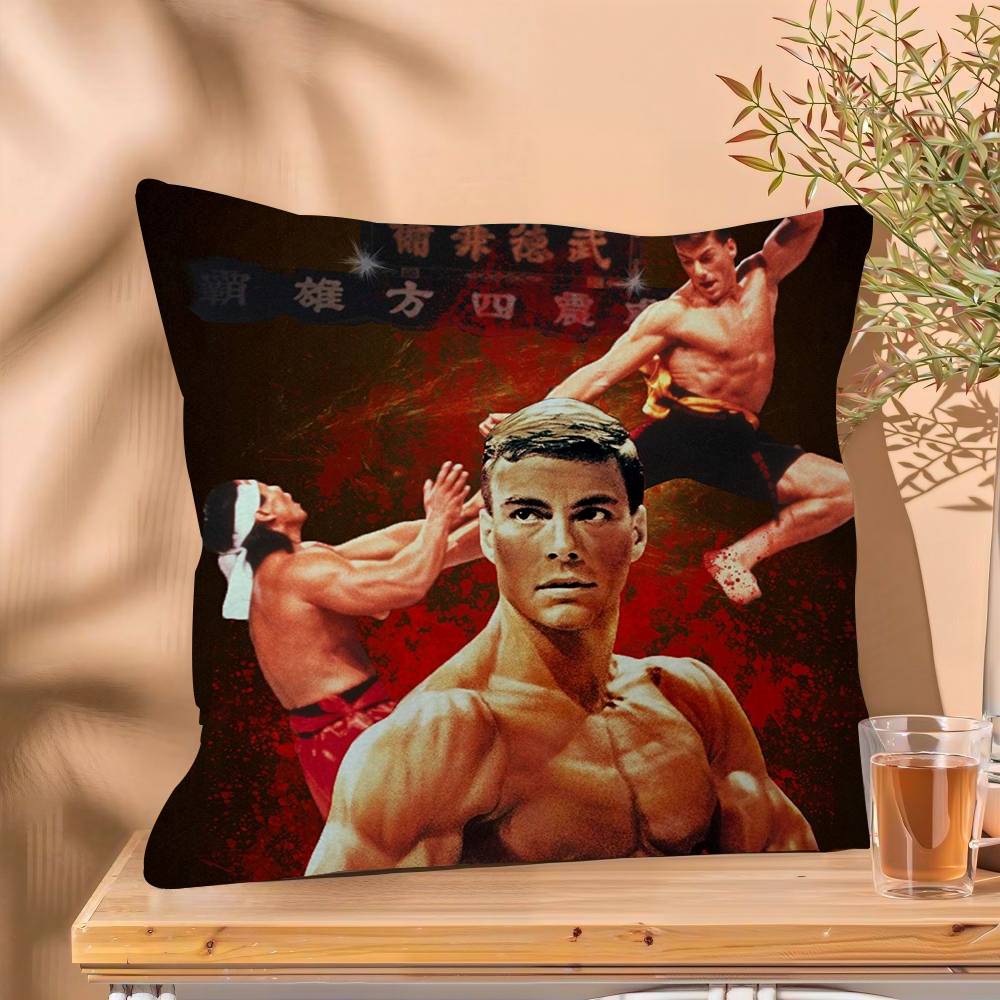 Bloodsport Vintage Movie Pillow Cushion Cover Pillowcase Living Room Sofa Home Decor Customized