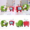 Dog Resin Figurine Ornament With Green Sofa For Shooting Props And Gift Teens