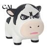 PLA Cow Decoration 3D Printed Dairy Figurine, Cartoon Cattle Statue for Desk Decor, Desktop Mini Sculpture Home Office, Gift Animal Lovers