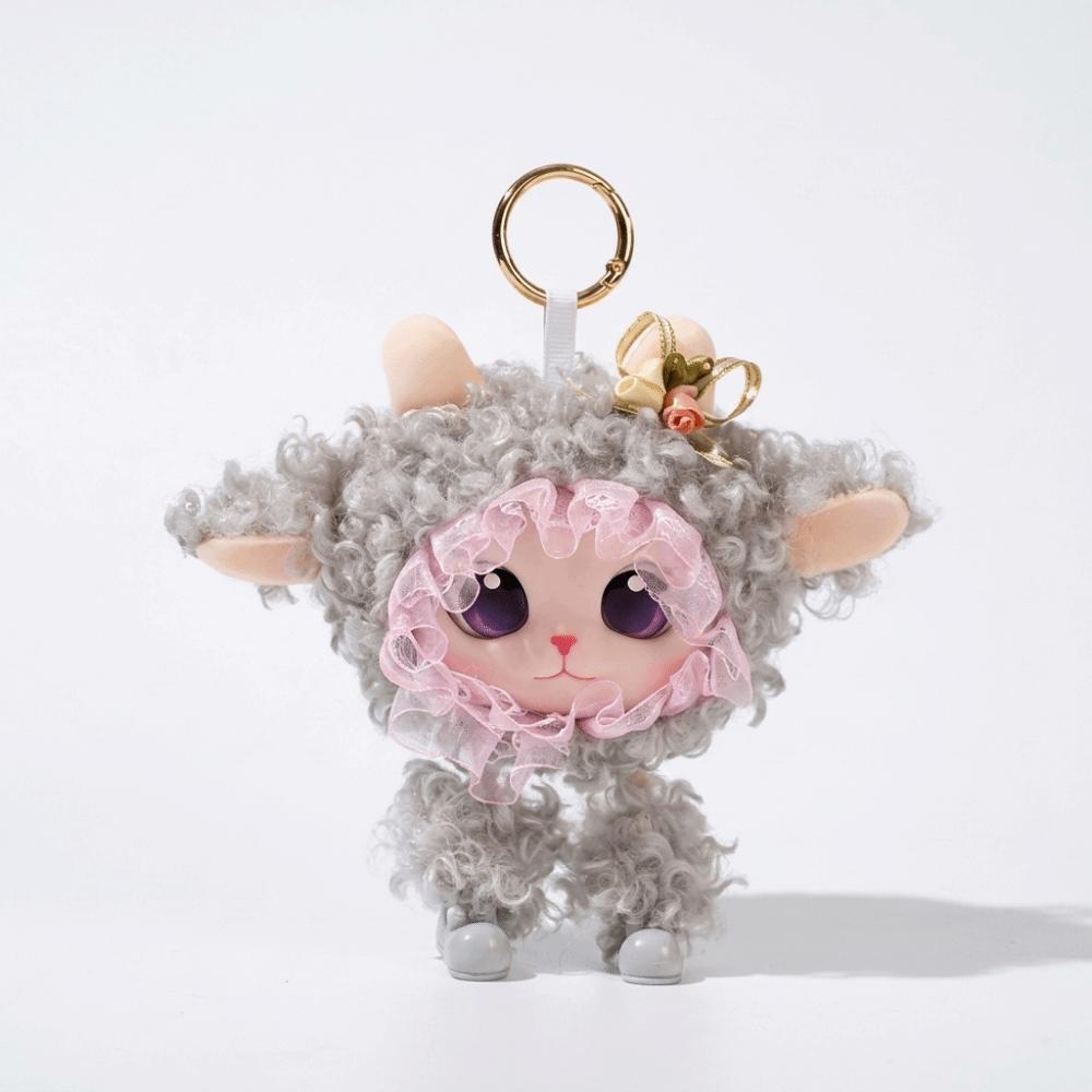 Smooth Vinyl Hanging Ornament Soft Plush Mini Plush Pendant Gentle Vinyl Doll Keychain  Girls Gift