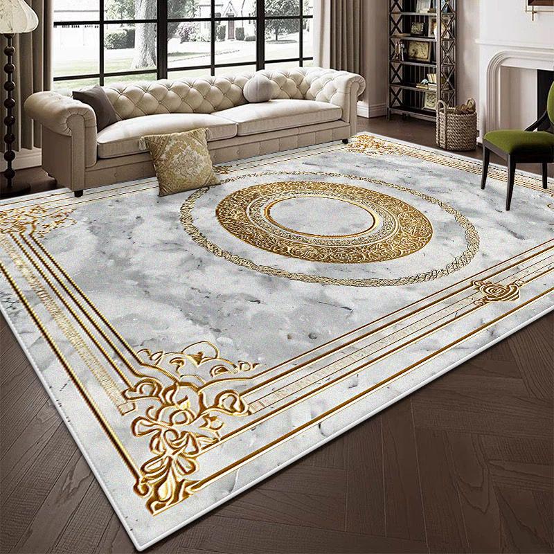 Modern Light Luxury Decoration Home Carpet Living Room Large Area Antiskid Cloakroom Rug Soft Machine Washable Coffee Tables Mat