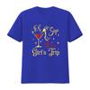 Womens Oh Sip Its A Girls Trip T Shirt Fun Wine Par Women S  for Trendy Look Vintage Washed Graphic Casual