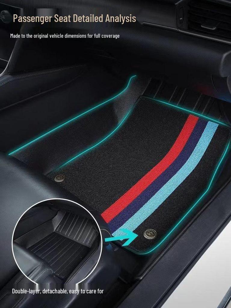 Toyota Corolla Car Floor Mats for All Models - Full Coverage & Dual Engine Compatibility.