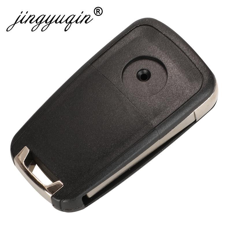 jingyuqin 5pcs 315/433MHz ID46 Chip Remote Control Flip Key for Chevrolet Cruze Aveo Orlando 2010-2015 2/3/4/5 Button Fob Opel