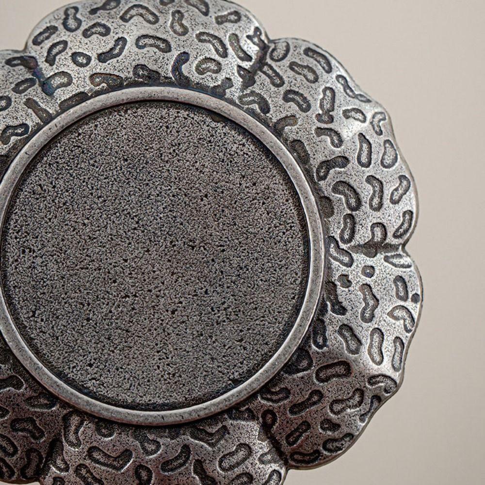 2pcs Delicate Heat Insulation Mat Zinc Zinc Alloy Tea Coaster Handmade Lotus Cup Holder  Home