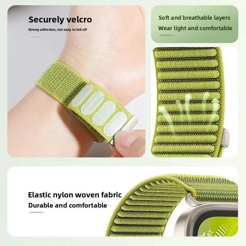 Nylon-Armband für Samsung Galaxy Watch 8 44mm Classic Verstellbares Ersatzarmband für Watch 8 Classic 44/40mm Armband Zubehör