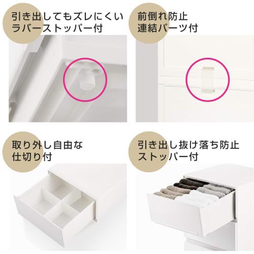 Sanka Modular Case, Freely Combinable Drawer Storage Case, Wide Medium, Black. Customize Your Storage To Fit Your Lifestyle with Easy-to-slide Drawers