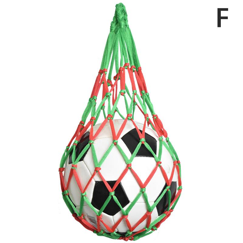 Football Net Bag Nylon Bold Storage Bag Single Ball Carry Portable Equipment