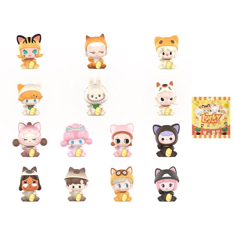 POP MART MOLLY Bubbles Cute Beads Lucky Cat Collection Blind Box Products, Single Mystery Box