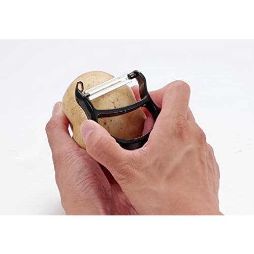 CAPTAIN STAG Sierra Cup Peeler for Sierra Cup Cookware, Made In Japan, UH-3043, Black, 71 X 74 X 13mm Thick