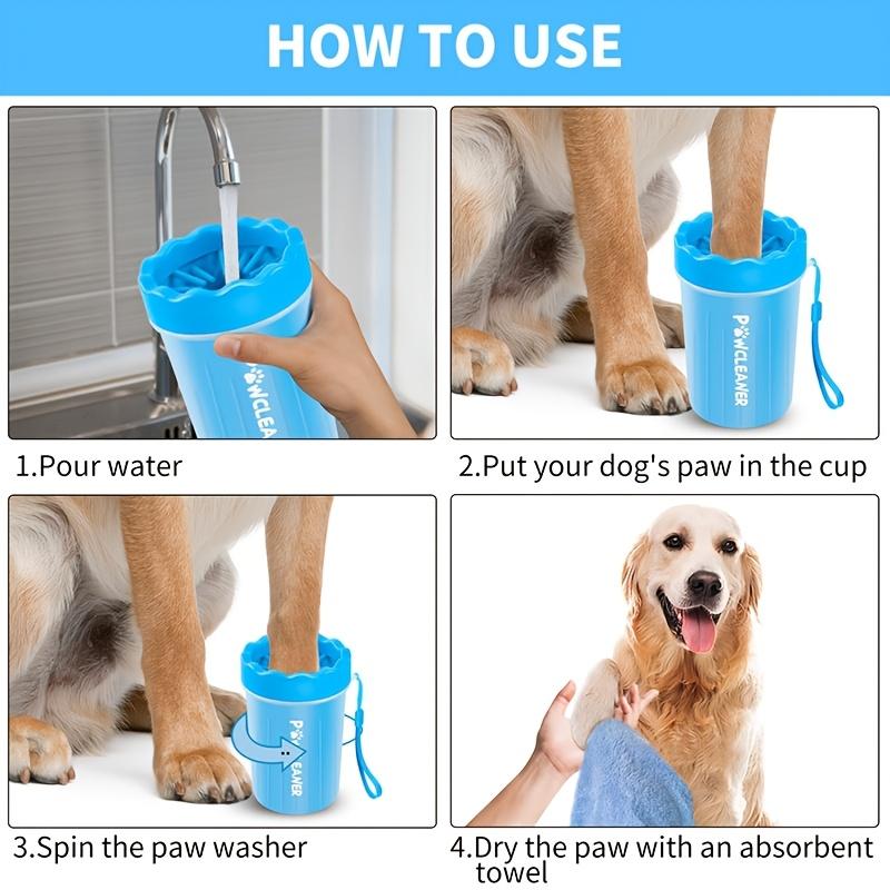 PetPaw Cleaning Brush for Dogs, Easy To Use Paw Cleaner, Uncharged Manual Operation, Ideal for Pet Hygiene and Clean Paw Pads