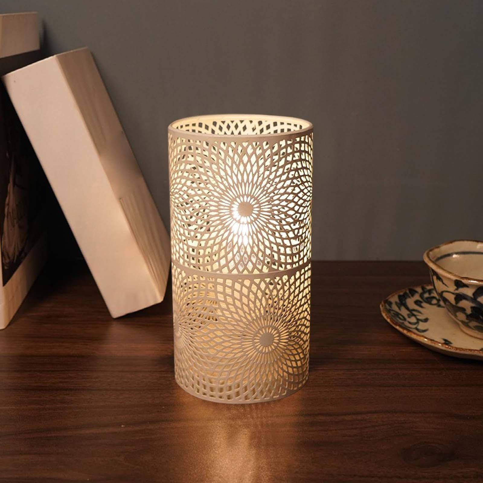 

Лампа декоративный ночник для настольной спальни, патио, в помещении, на открытом воздухе Small белый