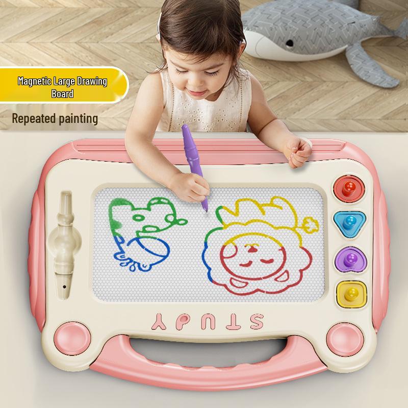 Multicolor Magnetic Drawing Board for Kids - Graffiti and Writing Toy for Ages 0-6