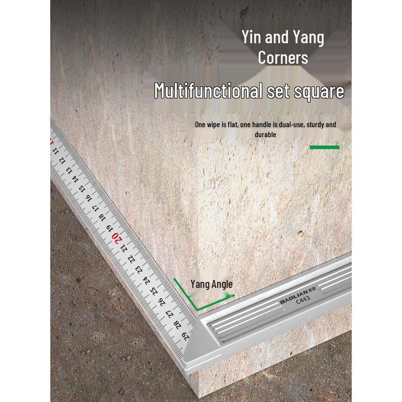 Stainless Steel Right Angle Ruler