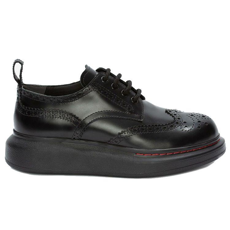 Alexander McQueen Hybrid Lace Up Black Women's 586400WHX511000