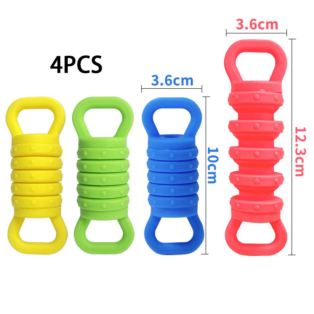 4Pcs Silica Gel Stretchable Finger Portable Relieve Pressure and Reduce Stress To Dual Suitable for Adults and