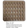 1 Set 40 Cavity Candy Chocolate Ice Cube Mold DIY Non-stick Horror Skull Shape Biscuit Mold for Halloween Party