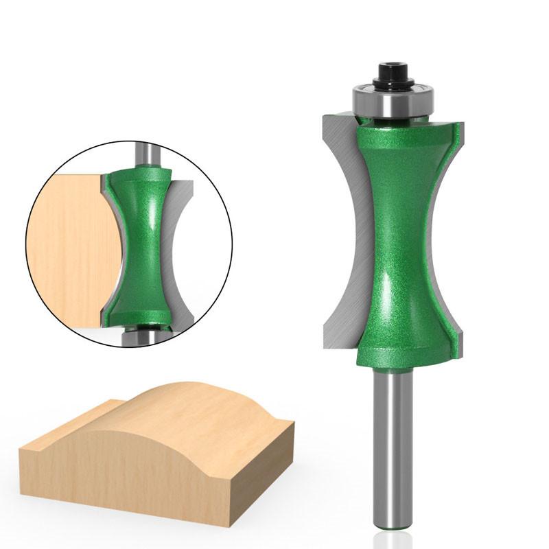 1pc 8mm Haste Côncavo Raio Fresas Meia Rodada Industrial Grau Fresagem Borda Bit Fresa Ferramentas Para Trabalhar Madeira