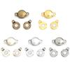 5pcs Alloy Strong Magnetic Clasps Flat Round End Clasps Buckles Connectors For Jewelry Making DIY Necklace Bracelets Accessories