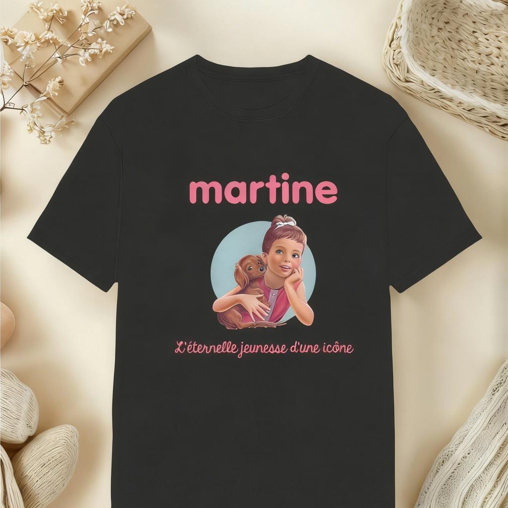 MartinesUp Unisex TShirt Featuring MartinesUp Cartoon Characters And Iconic Geometric Patterns Short Sleeve Unisexs TShirts