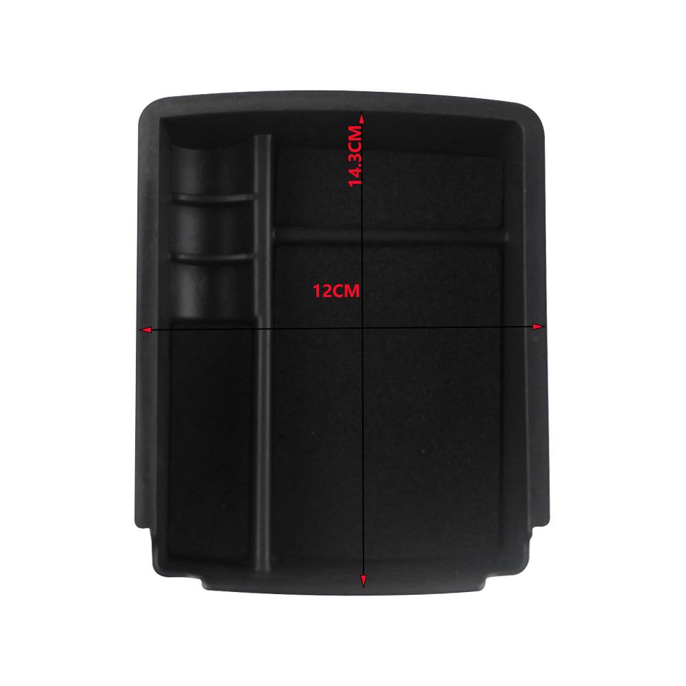 Aufbewahrungsbox für Volkswagen VW Golf 7 MK7 MK7.5 2013 - 2017 Armlehne Handschuhfach Ablage Behälter Halter Mittelkonsole Aufräumen Zubehör