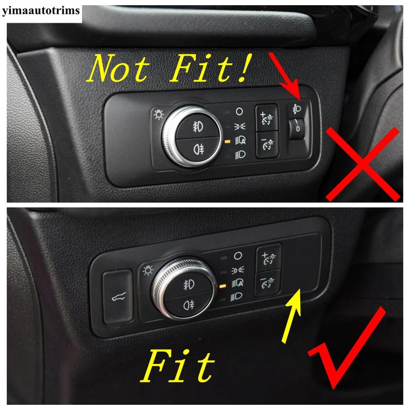 Head Light Switch Button Panel Cover Trim Accessories For Ford Mustang 2024 Maverick Mach E Escape Kuga - 2025