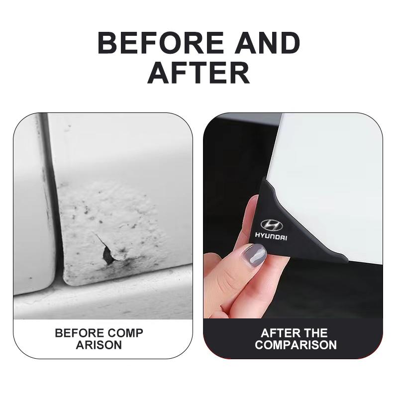 2 Buc. Protecție Silicon Colț Ușă Mașină Anti-Coliziune Pentru Hyundais H-1 I40 I30 I20 I10 IX35 IX25 Tucson Getz Terracan Accent