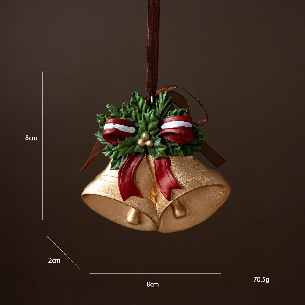 Santa Claus Christmas Tree Hanging Decor 3D Design Resin Hanging Ornament Window