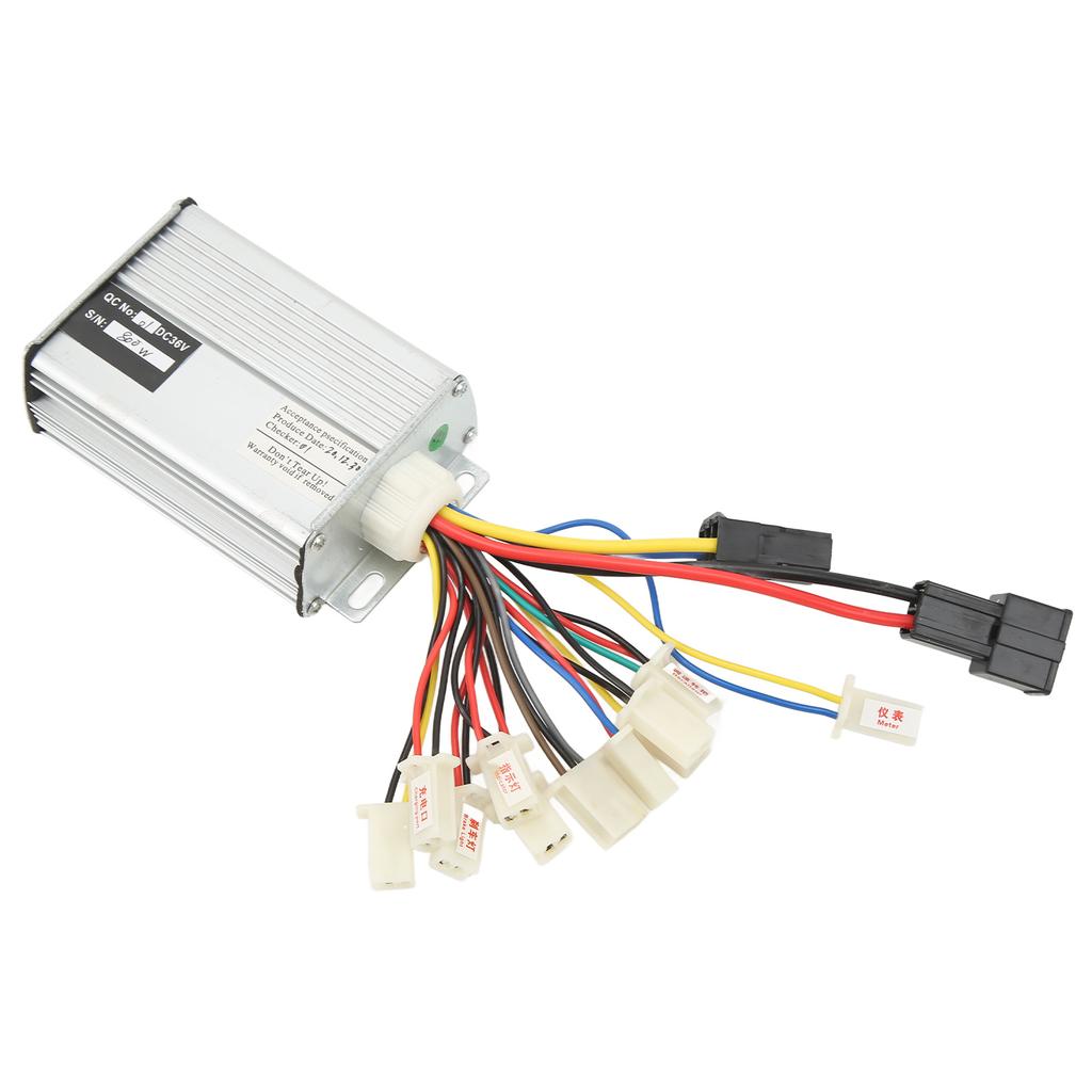 DC Motor Speed Controller 800W Overcurrent Protection Aluminum Alloy Electric Bike Brush Controller 36V