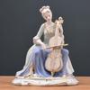 For Europäische Klassische Palast Maid Keramik Porträt Statue Schreibtisch Dekoration Exquisite Porzellan Figur Skulptur Vintage