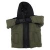 Down Jacket Keychain Funny Innovative Small Coat Pendant for Car Key Storage Backpack Decoration Green