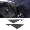 For 2007-2013 Infiniti G25 G35 G37 Soft Carbon Fiber Central Control Gear Shift Air Outlet Frame Panel Sticker Car Accessories