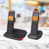 DECT Cordless Phone Expandable With 2 Handsets Telephont For Multi Room Communication And Easy Installation
