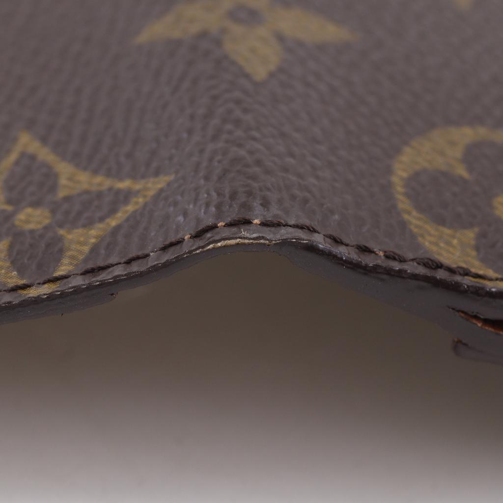 LOUIS VUITTON Ludlow Coin Purse M61927 Brown Monogram canvas unisex Used