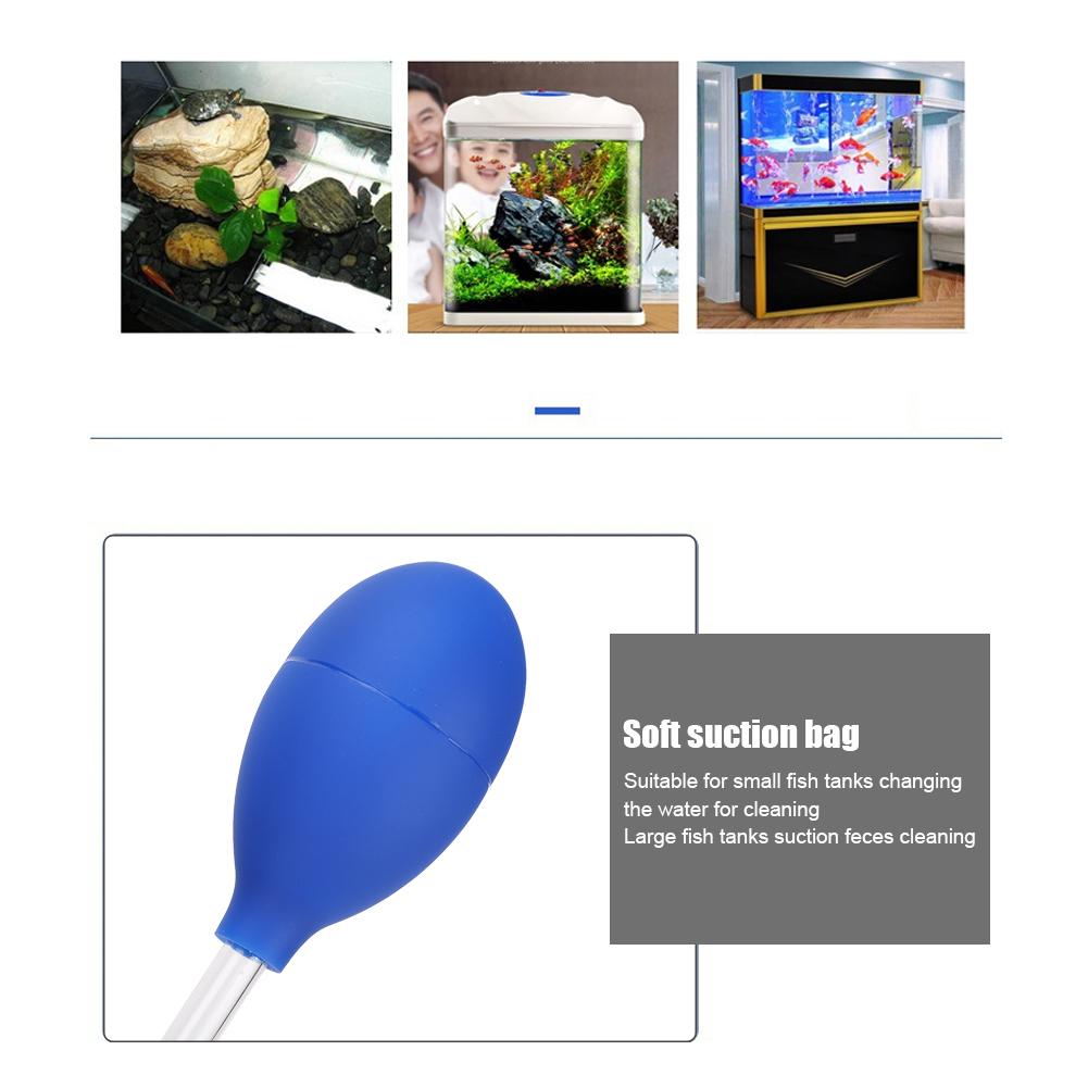 Acrylic Coral Feeder Water Changer Suction Feces Cleaning Fish Tube Feeding Tool