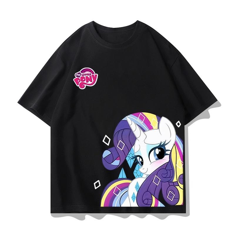 2026 Summer New Anime Pattern Pure Printed Tshirt Suitable for Both Unisex and Women Breathable and Loosefitting Casual Style