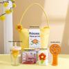 HANDUNYOU Light Luxury Yellow Handbag Gift Set