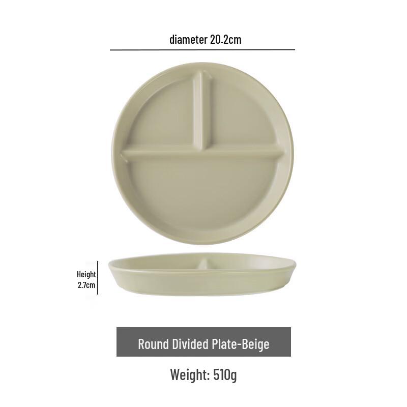Ru Han Bone China Baby Divided Plates Set
