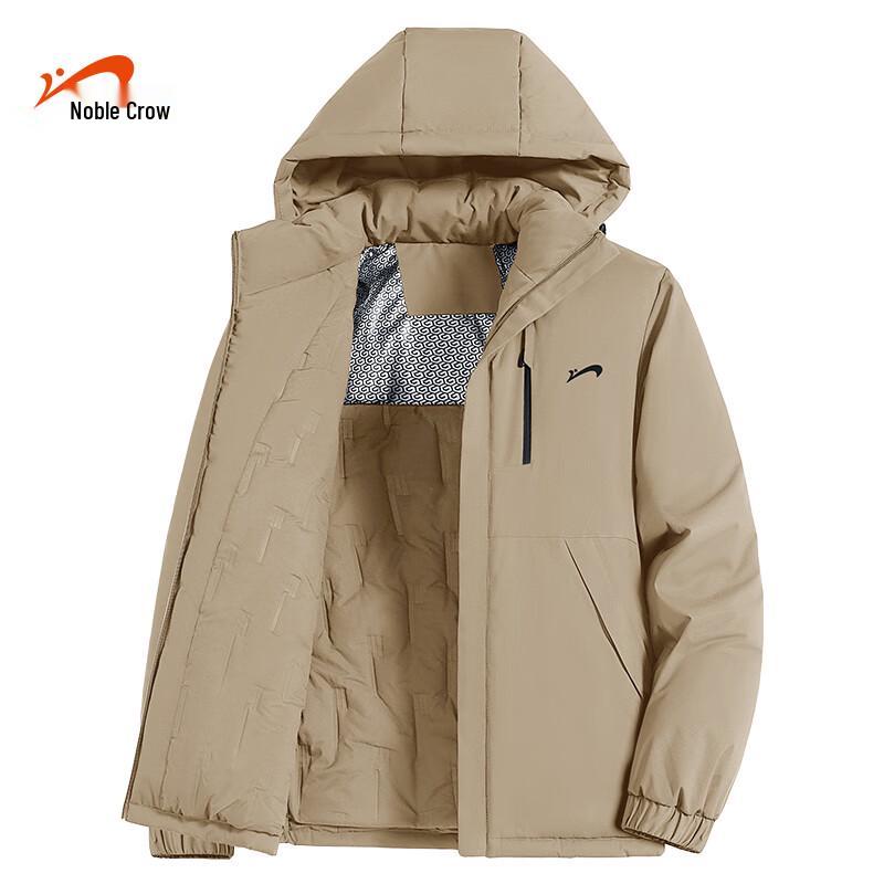 Guirenniao Unisex Graphene Cotton Hooded Winter Jacket