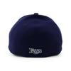 [New Era] Cap 39THIRTY Tampa Bay Rays MLB TEAM CLASSIC ALT FLEX FIT CAP TAMPA BAY RAYS Navy Hat Stretch Fit Major League 3930 Sz LXL [Used]