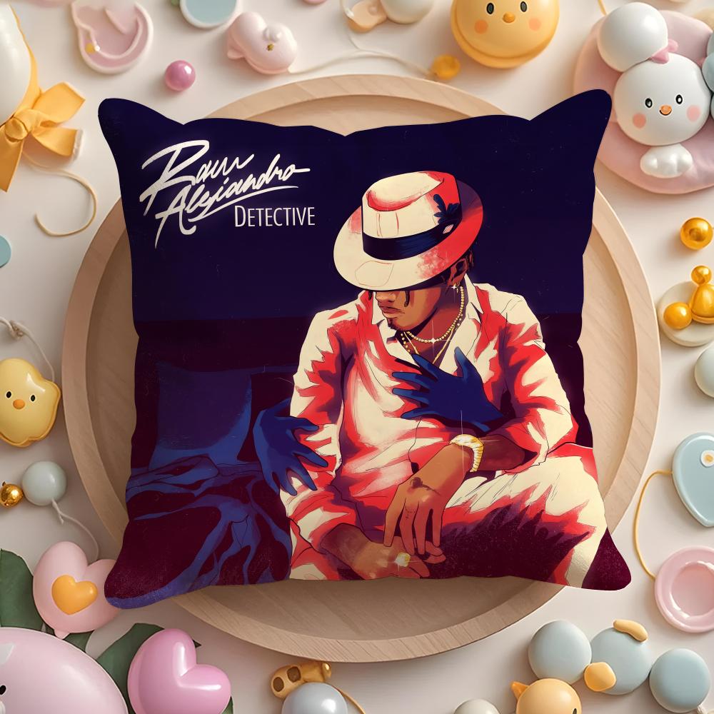 R-Rauw Alejandro singer-songwriter Cushion Cover Home & Car Multi-Scene Pillow Cover - Reversible, Soft & Durable for Daily Use